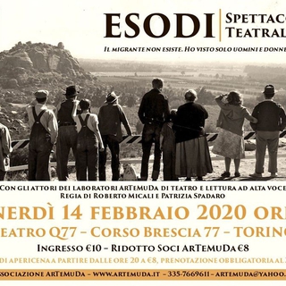 Spettacolo teatrale "Esodi"