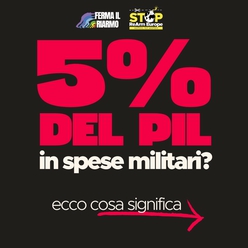 Stop Rearm Europe: nota dopo la riunione del 25 giugno