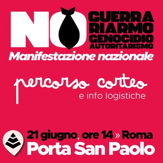 FERMIAMO LA GUERRA – STOP REARM EUROPE NO GUERRA, RIARMO, GENOCIDIO, AUTORITARISMO