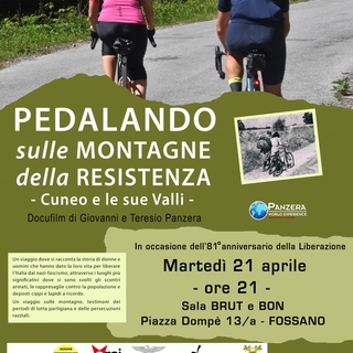 Proiezione Docufilm "Pedalando sulle Montagne della Resistenza. Cuneo e le sue Valli" di Giovanni e Teresio Panzera