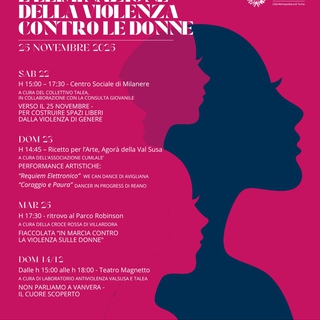  Una serie di iniziative promosse dal Comune di Almese in collaborazione con i circoli Arci "Cumalè" e "Liberamente"