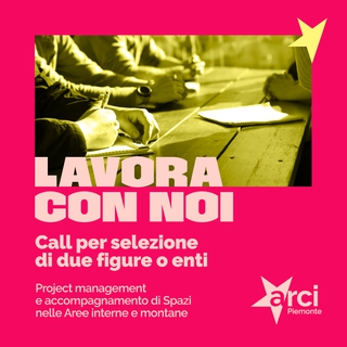 “SPACE – Aree Interne e Montane” - Lavora con noi!
