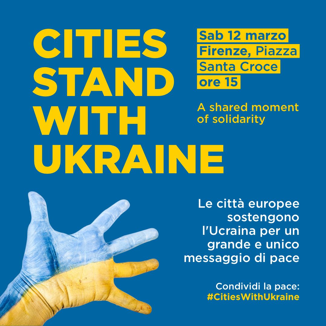 Ucraina, Lorenzi (Arci): "sabato in piazza a Firenze per la pace e per chiedere di fermare la guerra"