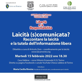 Laicità (s)comunicata? Raccontare la laicità e la tutela dell'informazione libera