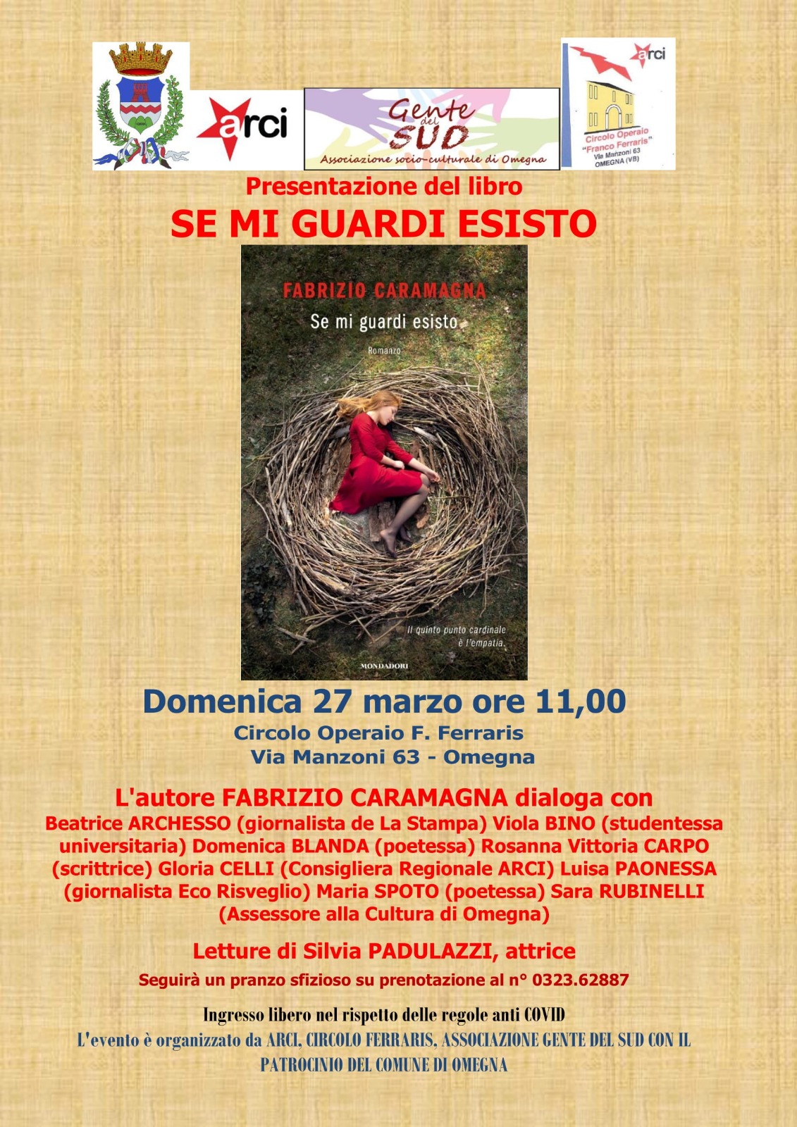 "Se mi guardi esisto" - Presentazione del libro @Omegna