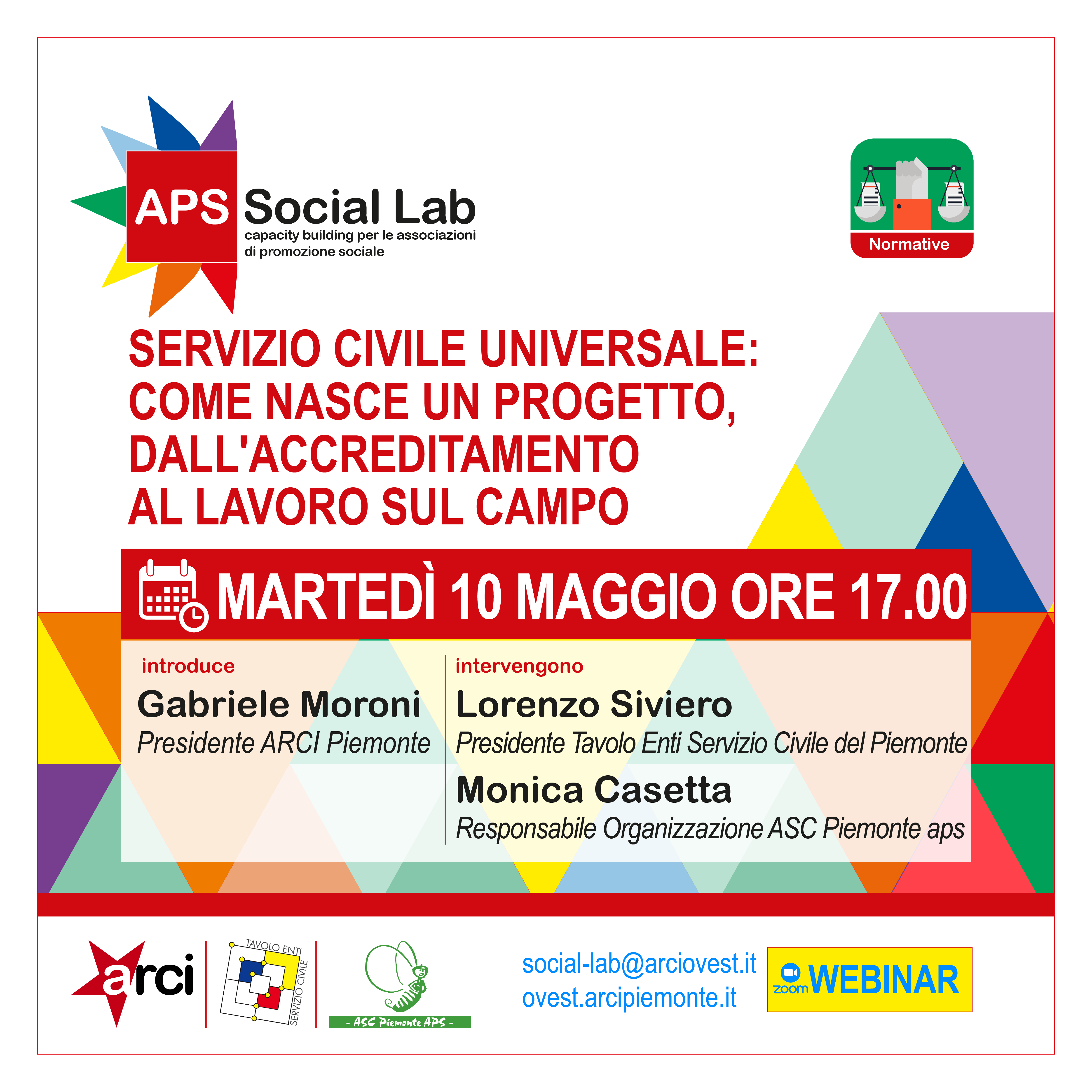 "Servizio Civile Universale: come nasce un progetto, dall'accreditamento al lavoro sul campo" - APS Social Lab