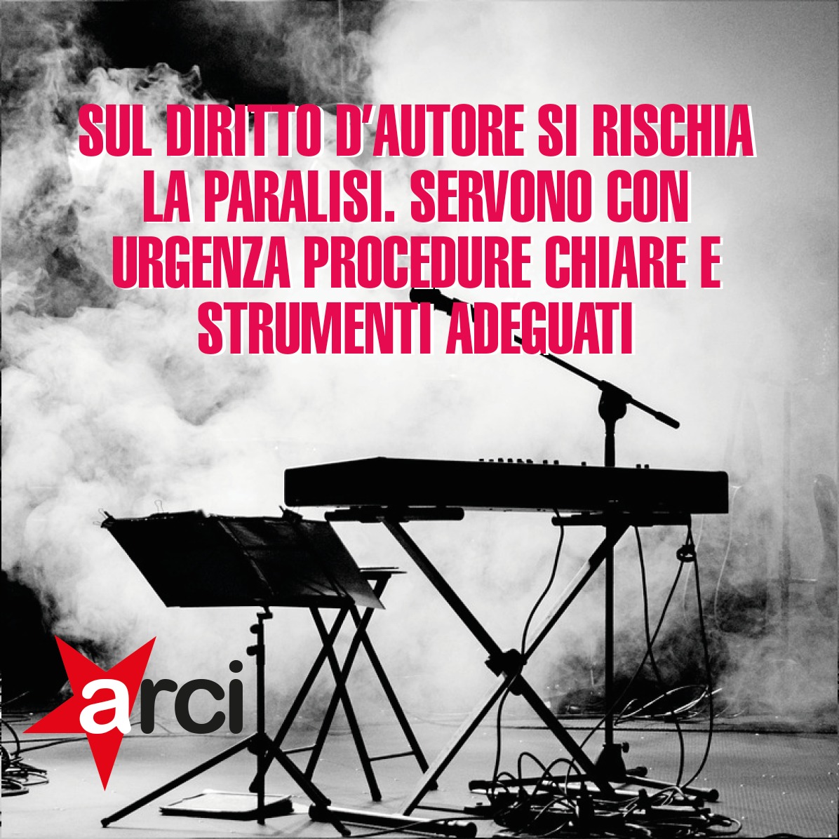 Arci: sul diritto d’autore si rischia la paralisi. Servono con urgenza procedure chiare e strumenti adeguati