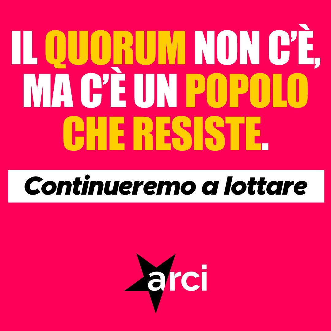 Continueremo a lottare