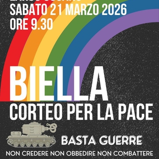 Biella corteo per la pace