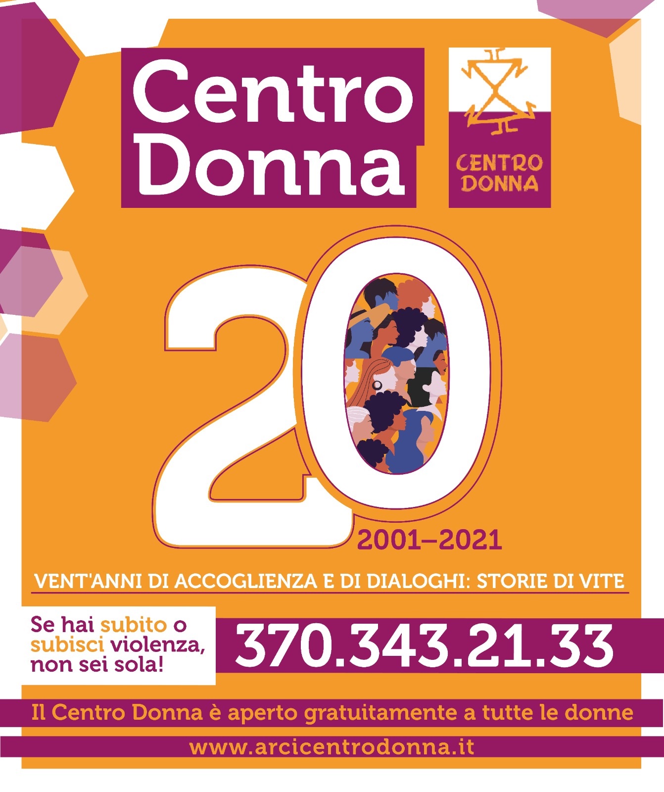 Arci Centro Donna festeggia i vent’anni: “Abbiamo accolto e aiutato a curare le ferite delle vittime di violenza”