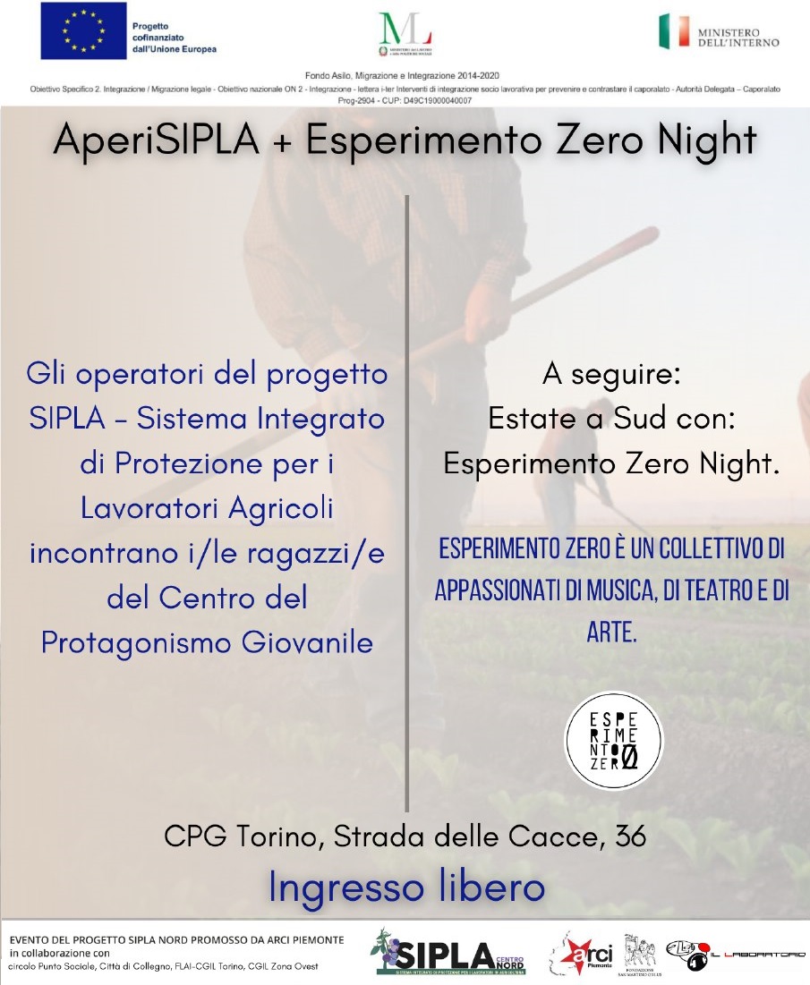 AperiSIPLA + Esperimento Zero Night 