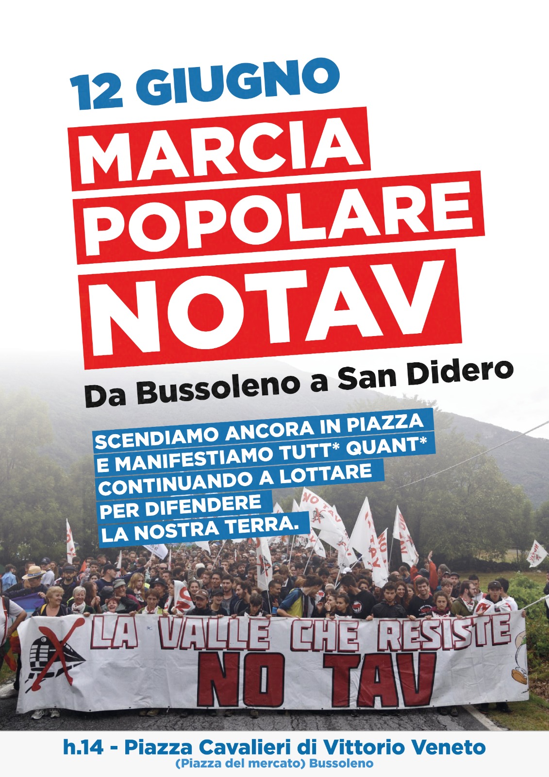 Marcia Popolare NoTav - 12 giugno, Bussoleno-San Didero