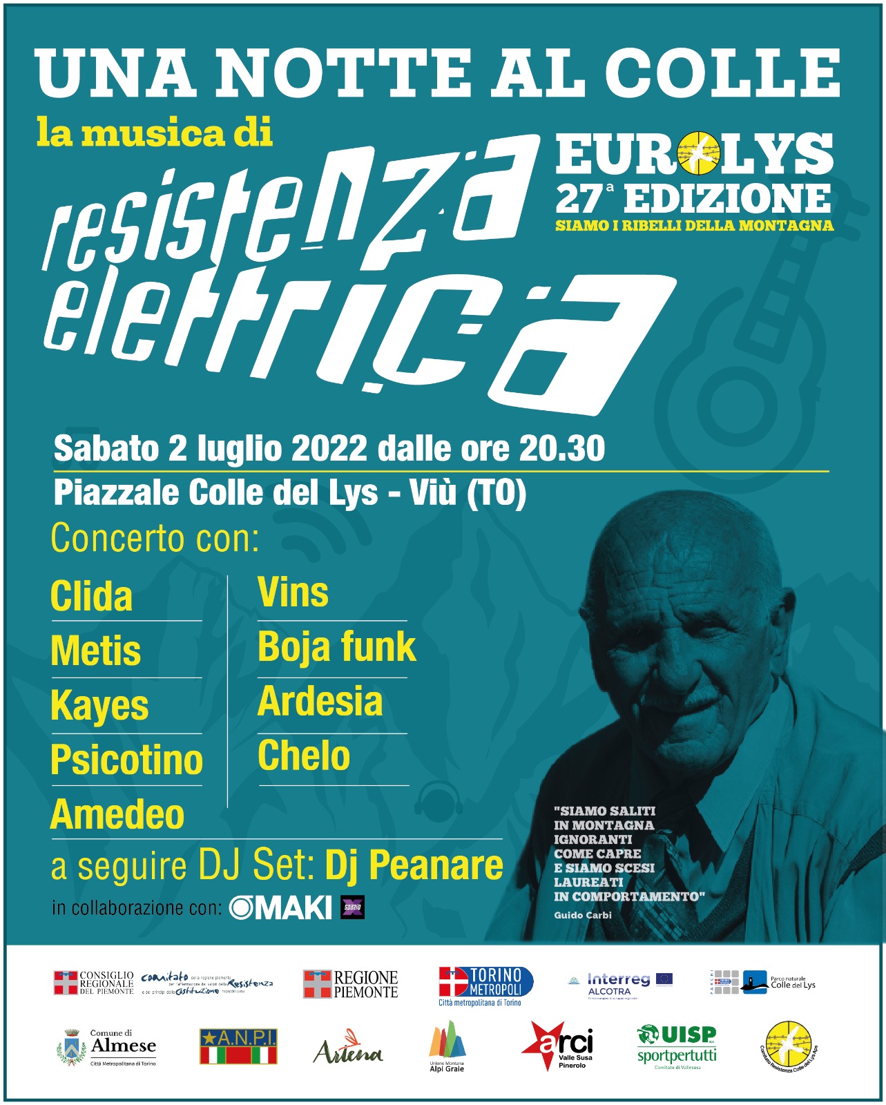 Resistenza Elettrica 2022 - Colle del Lys