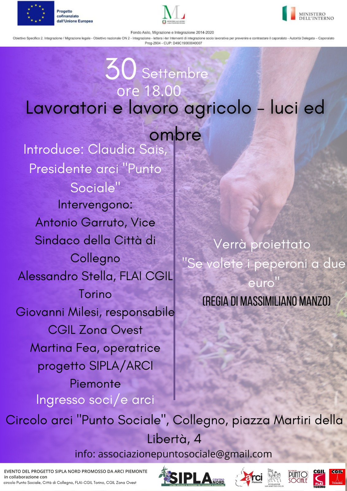 Lavoratori e lavoro agricolo - luci ed ombre @Punto Sociale